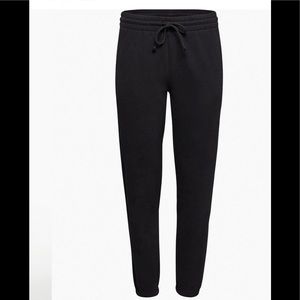 TNA Cozy Boyfriend Sweatpant XS Black
